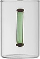 Glass Mug with colored Handle