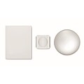 Glass round award, transparent