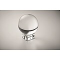 Glass round award, transparent