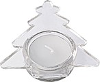 Glass tea light holder Casey