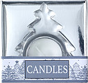 Glass tea light holder Casey