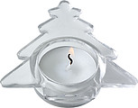 Glass tea light holder Casey
