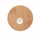 Glass tumbler 450ml bamboo lid
