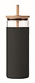 Glass tumbler 450ml bamboo lid