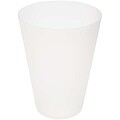 Glastonbury 300 ml reusable plastic cup, frosted clear