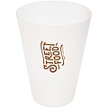 Glastonbury 300 ml reusable plastic cup, frosted clear