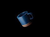 Glazed ceramic mug
