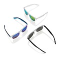 Gleam RCS recycled PC mirror lens sunglasses, black