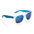 Gleam RCS recycled PC mirror lens sunglasses, blue