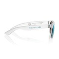 Gleam RCS recycled PC mirror lens sunglasses, white