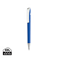 Glide GRS certified R-ABS Metal Clip Pen, blue