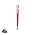 Glide GRS certified R-ABS Metal Clip Pen, red