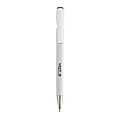 Glide GRS certified R-ABS Metal Clip Pen, white