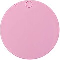 Glider slider makeup mirror, light pink