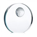 Globe glass trophy, transparent