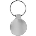 Glossy Round Key Chain - Silver