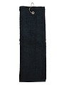Golf towel 40 x 50 cm, 450 gr/m2 Black