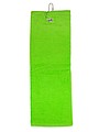 Golf towel 40 x 50 cm, 450 gr/m2 Lime Green
