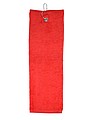 Golf towel 40 x 50 cm, 450 gr/m2 Red