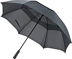 Golf umbrella with windscreen