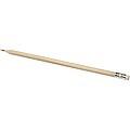 Graffo pencil with eraser, natural