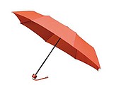 GRANADOS Folding umbrella with black inner part, orange