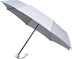 GRANADOS Folding umbrella with black inner part, white
