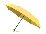 GRANADOS Folding umbrella with black inner part, yellow