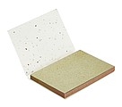 Grass seed paper memo block