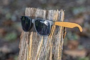 GRS recycled PC plastic sunglasses with FSC® cork
