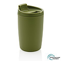 GRS Recycled PP tumbler with flip lid