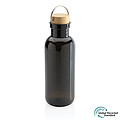 GRS RPET bottle with FSC bamboo lid and handle