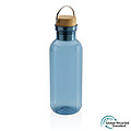 GRS RPET bottle with FSC bamboo lid and handle