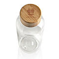 GRS RPET bottle with FSC bamboo lid