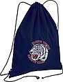 Gym bag made of polyester, dark blue