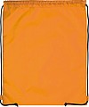 Gym bag made of polyester, orange