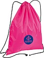 Gym bag made of polyester, pink
