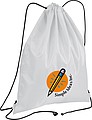 Gym bag made of polyester, white