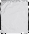 Gym bag made of polyester, white