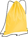Gym bag made of polyester, yellow