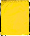Gym bag made of polyester, yellow