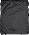 Gymbag made of recycled polyester, black