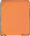Gymbag made of recycled polyester, orange
