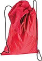 Gymbag made of recycled polyester, red