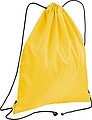 Gymbag made of recycled polyester, yellow