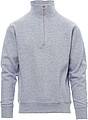 Half-zip sweatshirt, CANADA MELANGE, melange grey, XS