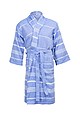 Hamam bathrobe, blue/white, 500 gr. XXL/3XL