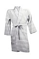 Hamam bathrobe, lightgrey/white, 500 gr. XXL/3XL