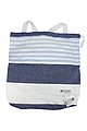 Hamam folding bag, 100% cotton prewashed Navy / Light Blue