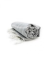 Hamam Sultan Towel, lightgrey/white, 100 x 180cm